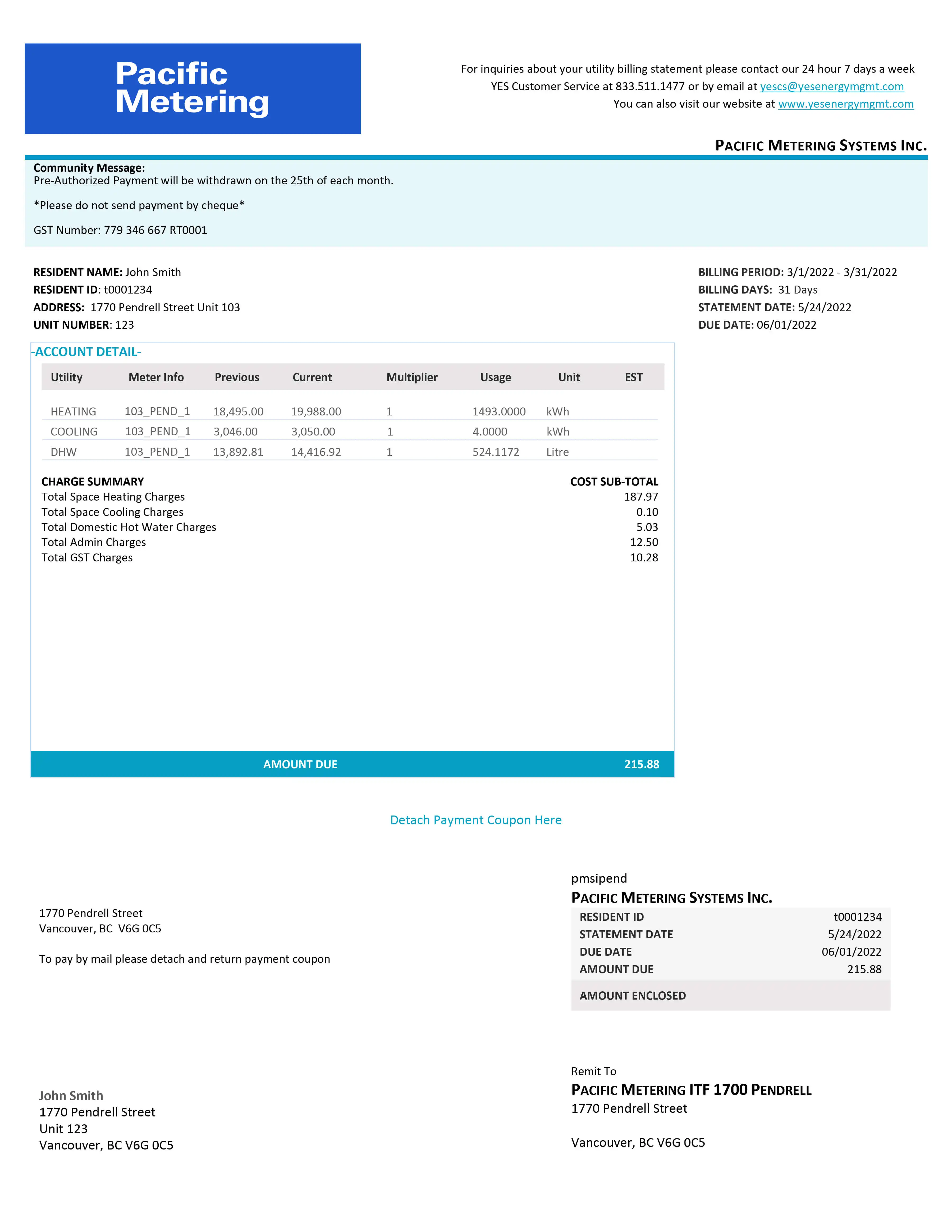 Invoice image sample1